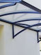 Türkapuzinerdach 200 x 100 cm Silber Transparent Kaffee Polycarbonat