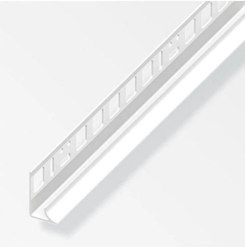 Profil Plăci Plastic PVC 8x8mm 2,8m Alb 575530.0032 Plastic Alb