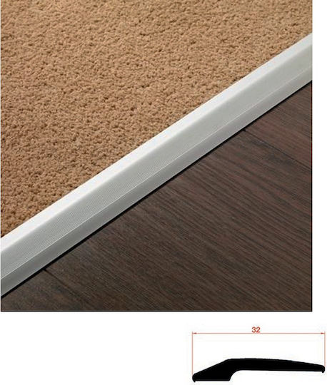 Carpet Profile Corner Aluminium Length 3m Width 32mm