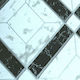 Plastic Floor Piza 550407 Tile White-Black 200x