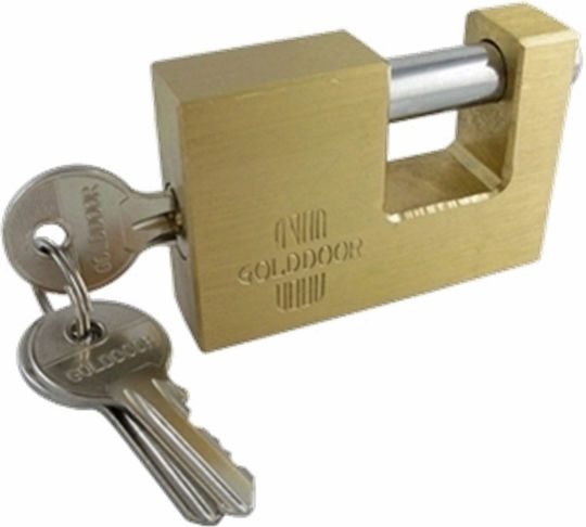 Golddoor Vorhängeschloss Monoblock Messing 90mm Bl497090