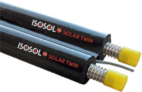 Pre-Insulated Double Stainless Steel Pipe Dn16 Insulation 13mm Isosol Isopipe Tc Twin Solar Cable