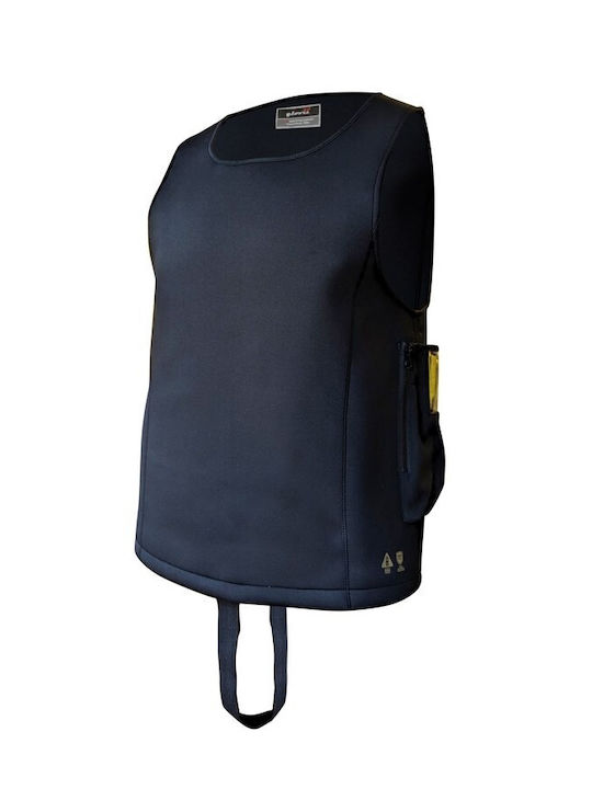 Glovii Bărbați Vestă de siguranță Softshell Negru
