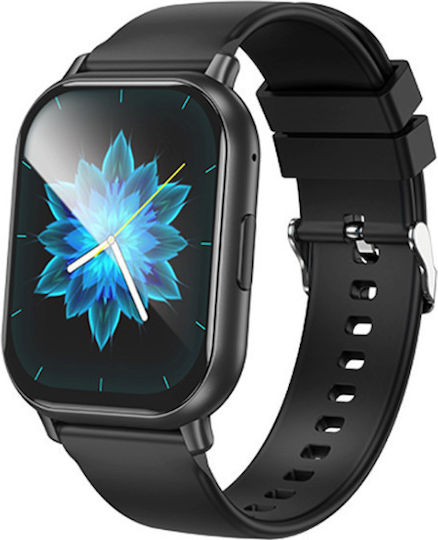 Borofone BD11 Smartwatch with Heart Rate Monitor (Black)