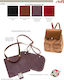 Backpack Tasche Set Schwarz Stafil