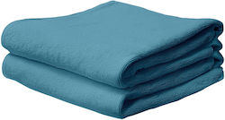 Fragente Hotel Bathroom Towel 160x80 cm Turquoise