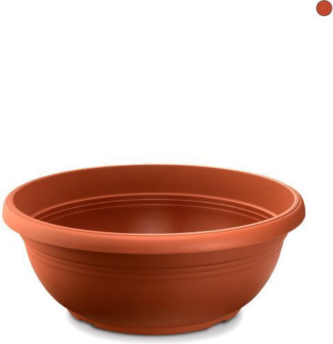 Miltoplast Pot Plastic Καφέ, Τερακότα 30x30cm.