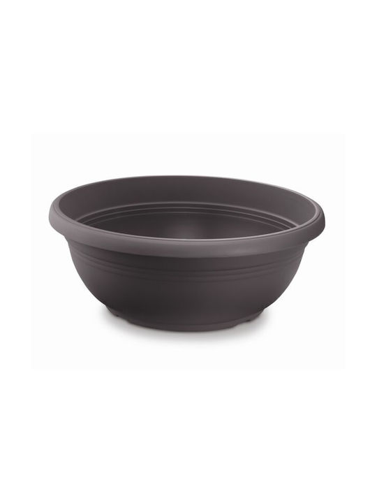 Miltoplast Pot Plastic Charcoal 50x50cm.