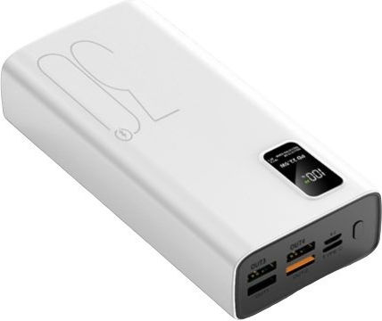 ET-Q8 Power Bank 30000mAh 22.5W with 4 USB-A Ports and USB-C Port Power Delivery White