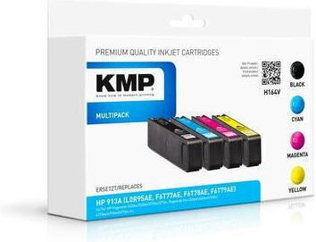 KMP Съвместима мастиленоструйна касета HP NR.913A Множество (цвят) 1бр