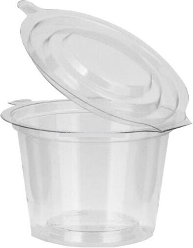 Lux Plast Pliculeț Plastic De Unică Folosință PET Cu Capacitate 100ml 50 Buc