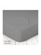 My Home Luxury Sheet for Single Bed 160x240cm. Gray