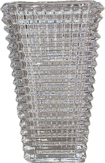 Cosmofan Διακοσμητικό Βάζο Γυάλινο Φ9xΥ15cm