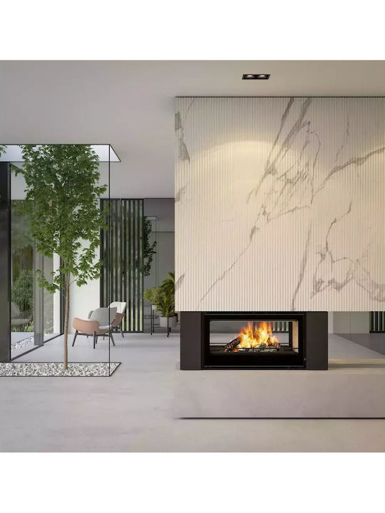 C&A Chama Cristal 98 Wood Cassette Fireplace Insert