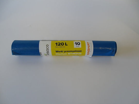 Resaco Săculeți de Gunoi Capacitate 120lt 109x70cm 10buc Albastru