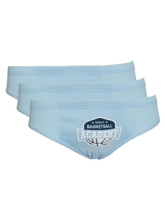 Nina Club Set of Kids' Briefs Sky Blue 3pcs