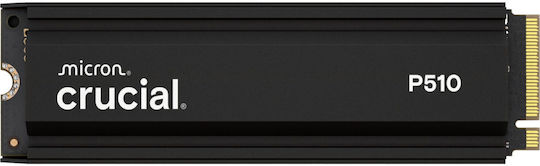 Crucial P510 Gen5 SSD 1TB Тип M.2 с PCI Express 5.0 и Охладител CT1000P510SSD5