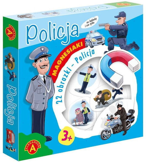 Alexander Toys Magnetic Construction Toy Police for Children Aged 3+