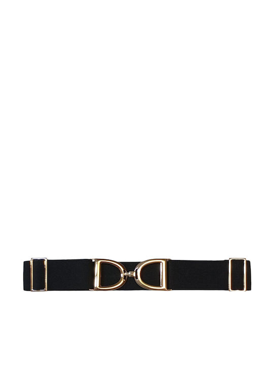 Elastic Women's Belt Black