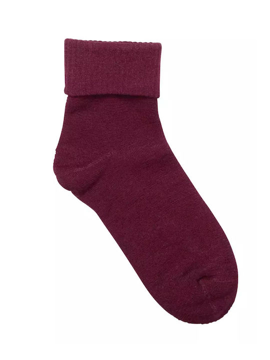 Fms Women’s Socks Full Terry Wool Purple
