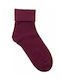 Fms Women’s Socks Full Terry Wool Purple
