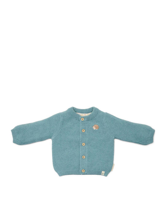 Kids Cardigan Knitted Baby Blue