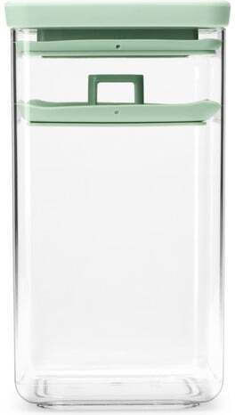 Brabantia Ваза за Обща Употреба с Капак Пластмасова Прозрачна 1600мл 1 Брой