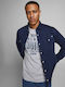 Long-sleeved Denim Shirt Blue Navy