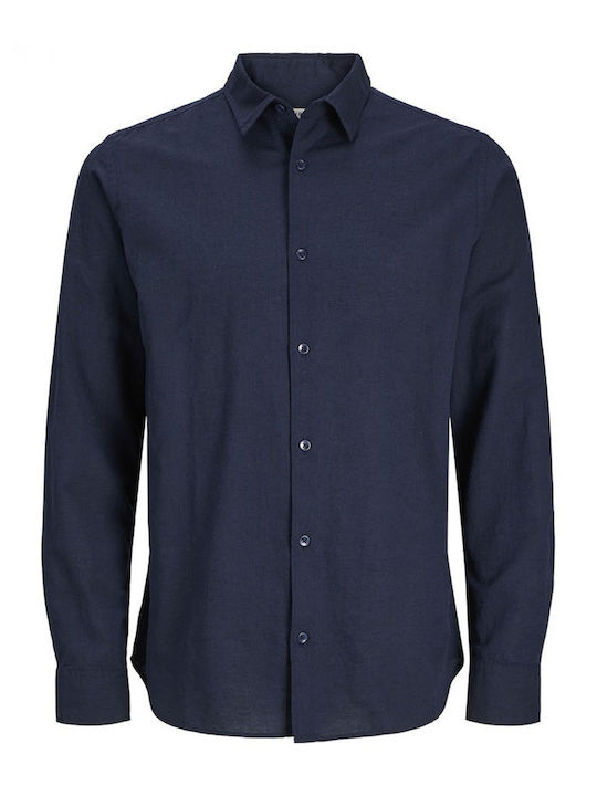 JJ Rebel Λινό Πουκάμισο Navy Blazer JJ Rebel Λινό Πουκάμισο Navy Blazer