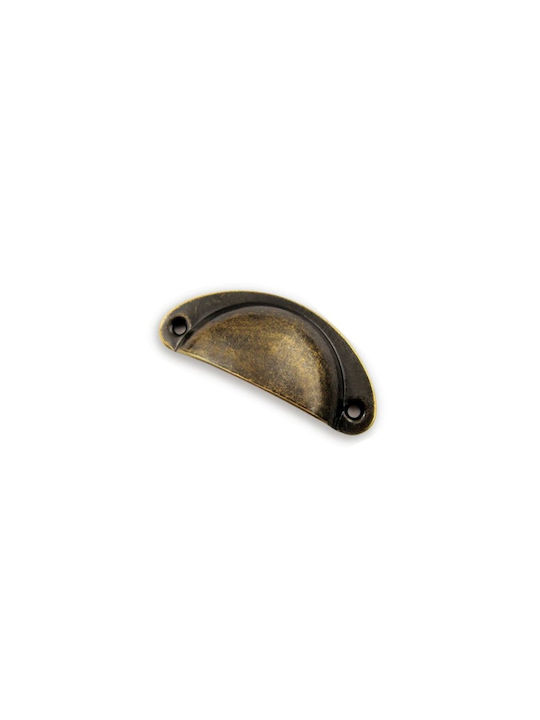 Mâner Mobilier Mânere de mobilier din Metal Bronz 50mm (Distanța între Centre 20mm) AS2S 2buc