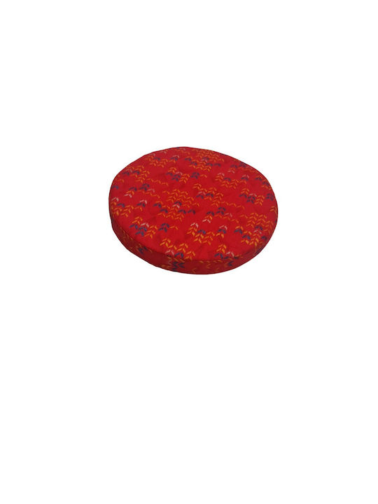 Politishome Garden Chair Cushion Round Red 42x42cm