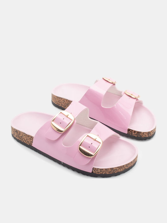 Luigi Γυναικεία Σανδάλια Flatforms Ροζ