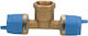 Ταφ Σύνδεσης Σωλήνα Messing Weiblich Bresciane Turbo Push 16x1/2' 103-7725
