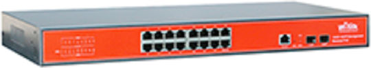 Wi-Tek WI-PMS318GF Managed L2 PoE Switch με 16 Θύρες Gigabit (1Gbps) Ethernet και 2 SFP Θύρες