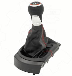 SKV Πόμολο Ταχυτήτων με Φούσκα για Seat Ibiza / Leon Κόκκινο SKV Πόμολο Ταχυτήτων με Φούσκα για Seat Ibiza / Leon Κόκκινο