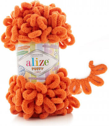 Strickgarn Alize Puffy Al-06 100g Orange