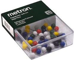 Metron Nadeln Kopf Kunststoffbox 50 Stück Passend Metron Nadeln Kopf Kunststoffbox 50 Stück Passend
