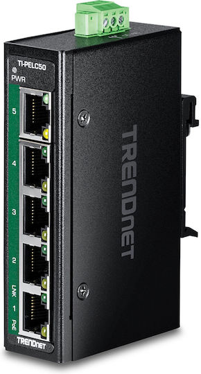 Trendnet TI-PELC50 Unmanaged L2 Switch με 5 Θύρες Ethernet