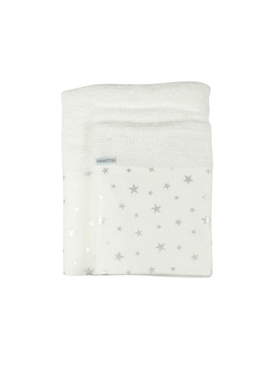 Ninetta Bebe Prosop de Corp pentru Bebeluși Silver De greutate 500gr/m²