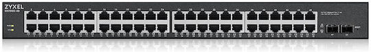 NetGear GS752TX v3 Managed L2 PoE+ Switch με 48 Θύρες Gigabit (1Gbps) Ethernet και 2 SFP Θύρες