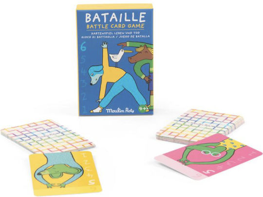 Board Game Bataille for 4+ Players 4+ Years Old (FR) Moulin Roty