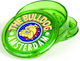 Bulldog Amsterdam Grinder Transparent Plastic Green 60mm 3 Parts