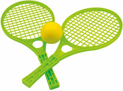 Tennis Rackets Set with Ball Tennis Mochtoys Green Tennis Rackets Set with Ball Tennis Mochtoys Green
