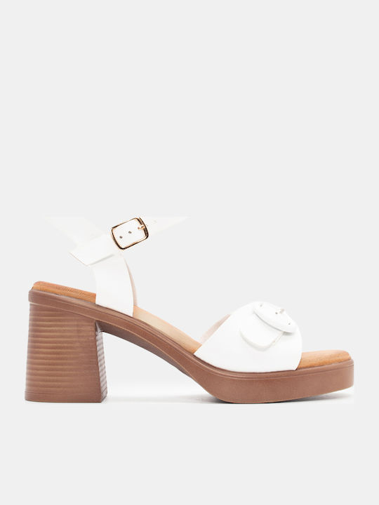 Luigi Sandals White