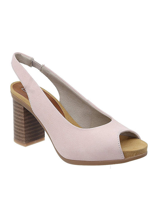 Pitillos Leather Sandals Anatomic Pink