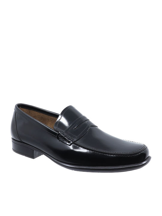 Leder Herren Freizeitschuhe Schwarz