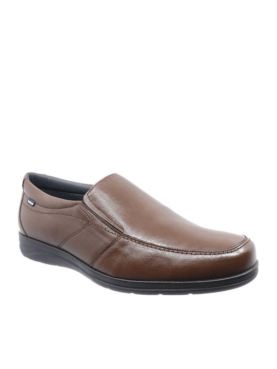 Leder Herren Freizeitschuhe Anatomisch Tabac Braun