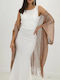 Long Women's Kimono Rose Gold