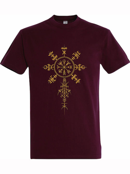 Unisex T-Shirt "Retro Viking Symbol Compass Veg...