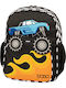 Polo Junior Bibi School Bag Backpack Kindergarten Monster Truck with Water Bottle Holder 10Liters 2025